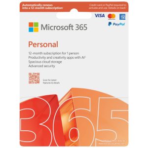 Microsoft 365 Personal  (1 Year Subscription)