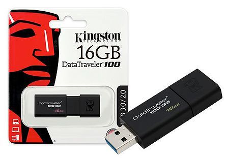 Kingston DT100 G3 - 16GB USB 3.0 Drive