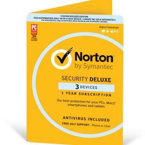 Norton Security Deluxe 2018, 3 Device, 12 Months