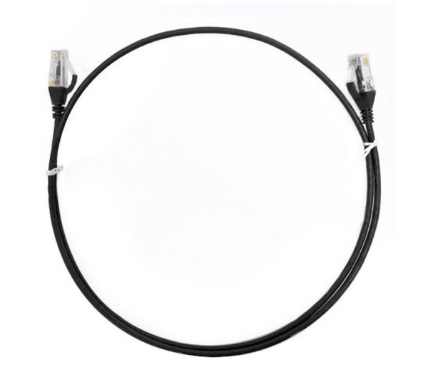 8ware CAT6 Ultra Thin Slim Cable 15m - Black Color
